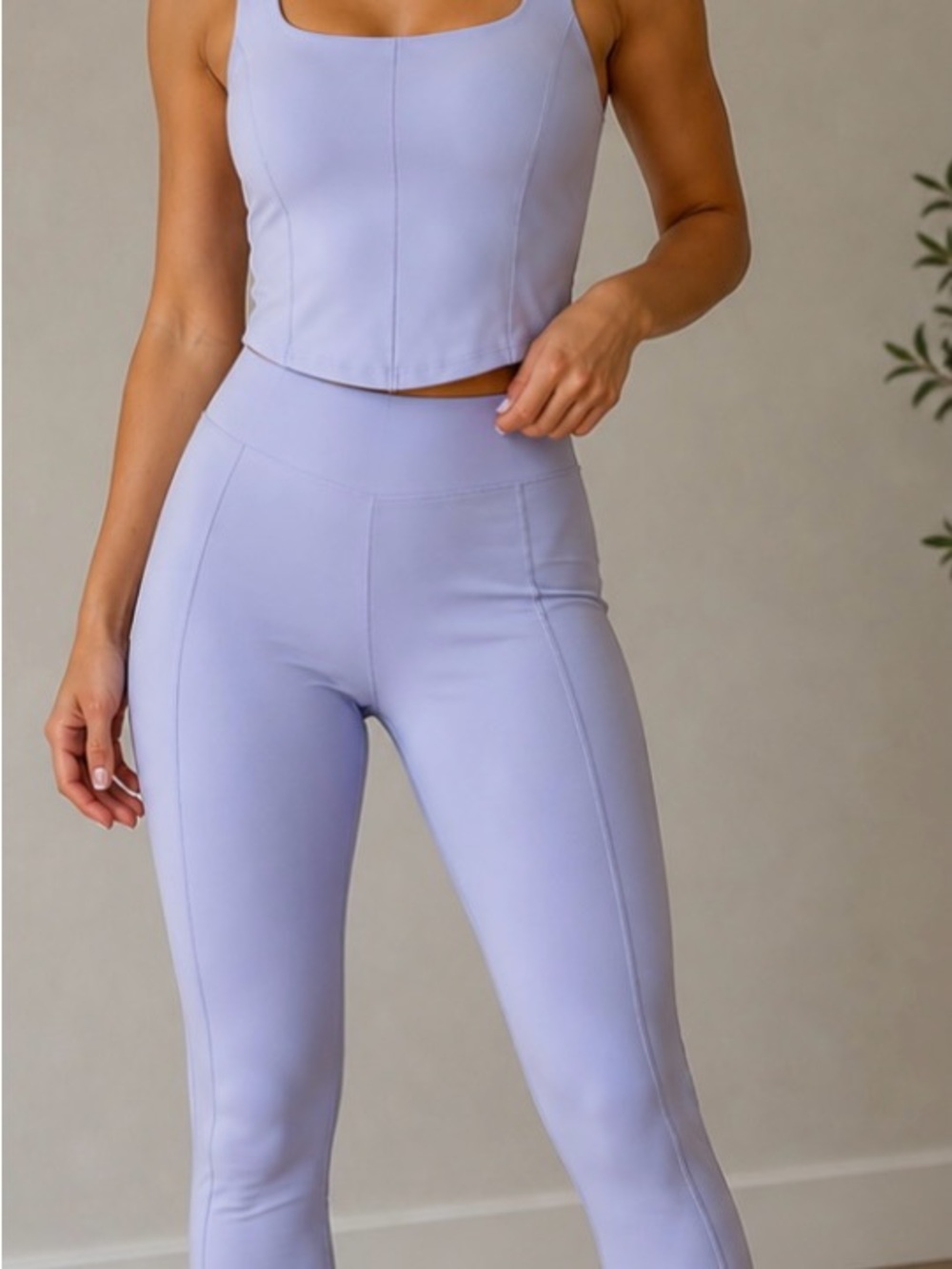 Lavender Workout Set Size 6 | Matching Activewear Set